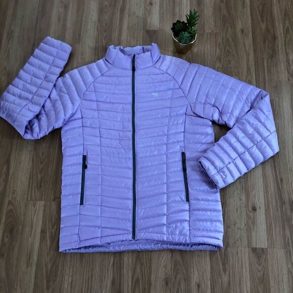 NWT Mountain Hardwear Tagus EXS Down Jacket Lightweight Lilac - Picture 1 of 7
